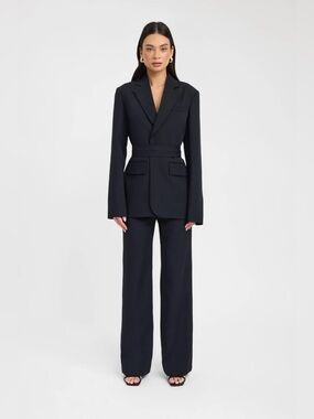BNWT Kookai Ariel button blazer and low rise pants in black